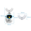 T5-1102 Automatic U-Shaped Baby Electric Toothbrush Smart Voice Sonic Waterproof Toothbrush(Blue)