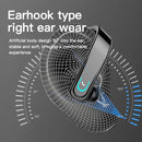 YX18 Bluetooth 5.1 Earhook Business Sport Single Ear Headphone(Black)