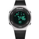 SYNOKE 9199 Student Waterproof Luminous LED Electronic Watch(Black White)