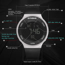 SYNOKE 9199 Student Waterproof Luminous LED Electronic Watch(Black White)