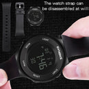 SYNOKE 9199 Student Waterproof Luminous LED Electronic Watch(Black White)