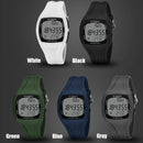 SYNOKE 9105 Multifunctional Sports Time Record Waterproof Pedometer Electronic Watch(Navy Blue)