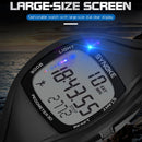 SYNOKE 9105 Multifunctional Sports Time Record Waterproof Pedometer Electronic Watch(Black)