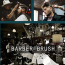 P6036 Long Handle Sweeping Hair Brush Hair Salon Haircut Cleaning Neck Sweeping Brush Household Cleaning Brush(Coffee)
