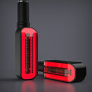 1 Pair Skyline Motorcycle Flow Steering Lamp 12V Modified LED Turn Lamp(With Handle Red)