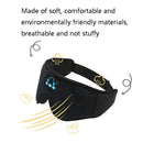 Smart Sleep Bluetooth Eye Mask 3D Music Eye-protection Eye Mask, Specification: YR-04 (No Waterproof Bag)