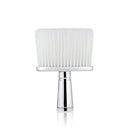 P6424 Hairdresser Sweeping Hair Brushes Hairdressing Nylon Soft Cleaning Brushes Home Hair Salons Shaving Broken Hair Brushes(Silver)