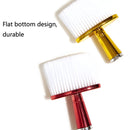 P6424 Hairdresser Sweeping Hair Brushes Hairdressing Nylon Soft Cleaning Brushes Home Hair Salons Shaving Broken Hair Brushes(Red)