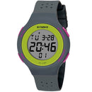SYNOKE 67866 Swimming Waterproof Porous Breathable Silicone Strap Sports LED Electronic Watch(Gray)
