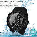 SYNOKE 8209 Multifunctional Sports Swimming Waterproof Luminous Alarm Men Electronic Watch(Black)