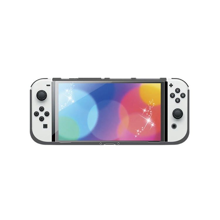 KJH NS-063 Game Console TPU Protective Shell Consoles Anti-Skid Anti-Fall Protective Cover For Switch OLED(Transparent)