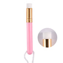 6 PCS Soft Hair Nasal Washing Brush To Remove Blackheads And Deep Cleansing Nose Pore Shrinkage Cleaning Brush( Flat Head Pink Gold)
