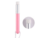 6 PCS Soft Hair Nasal Washing Brush To Remove Blackheads And Deep Cleansing Nose Pore Shrinkage Cleaning Brush( Flat Head Pink Silver)
