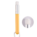 6 PCS Soft Hair Nasal Washing Brush To Remove Blackheads And Deep Cleansing Nose Pore Shrinkage Cleaning Brush( Flower Head Yellow Silver f)