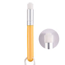 6 PCS Soft Hair Nasal Washing Brush To Remove Blackheads And Deep Cleansing Nose Pore Shrinkage Cleaning Brush(Protruding Head Yellow Silver)