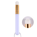 6 PCS Soft Hair Nasal Washing Brush To Remove Blackheads And Deep Cleansing Nose Pore Shrinkage Cleaning Brush(Protruding Head Jade Gold)