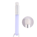 6 PCS Soft Hair Nasal Washing Brush To Remove Blackheads And Deep Cleansing Nose Pore Shrinkage Cleaning Brush( Flower Head Jade Silver)