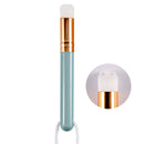 6 PCS Soft Hair Nasal Washing Brush To Remove Blackheads And Deep Cleansing Nose Pore Shrinkage Cleaning Brush( Flower Head Green Gold)