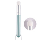 6 PCS Soft Hair Nasal Washing Brush To Remove Blackheads And Deep Cleansing Nose Pore Shrinkage Cleaning Brush(Protruding Head Green Silver)