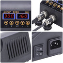 Hot Air Desoldering Station Dual Digital Display Two In One Temperature Control Electric Soldering Iron Soldering Station, EU Plug