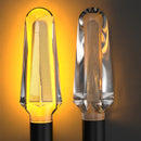 SMCP52354 Motorcycle Crystal Transparent LED Modified Steering Lamp(A Yellow)