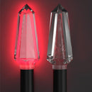 SMCP52354 Motorcycle Crystal Transparent LED Modified Steering Lamp(B Red)