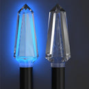 SMCP52354 Motorcycle Crystal Transparent LED Modified Steering Lamp(B Blue)