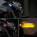 SMCP52354 Motorcycle Crystal Transparent LED Modified Steering Lamp(A Red)