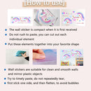 2 PCS ZSZ1778 Luminous Smiling Baby Elephant Wall Stickers Background Wall Bedroom Stickers, Specification: 28x28cm