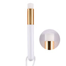 6 PCS Soft Hair Nasal Washing Brush To Remove Blackheads And Deep Cleansing Nose Pore Shrinkage Cleaning Brush, Exterior color: Flat Head White Gold