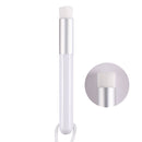6 PCS Soft Hair Nasal Washing Brush To Remove Blackheads And Deep Cleansing Nose Pore Shrinkage Cleaning Brush, Exterior color: Flat Head White Silver
