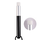 6 PCS Soft Hair Nasal Washing Brush To Remove Blackheads And Deep Cleansing Nose Pore Shrinkage Cleaning Brush, Exterior color: Flat Head Black Silver