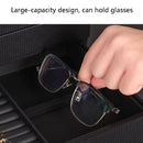 12-Bit Double Watch Box Carbon Fiber PU Leather Box Jewelry Box(Black)