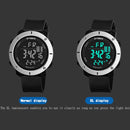 SYNOKE 9658 Student Outdoor Multi-Function Waterproof Large Dial Sports Electronic Watch(Military Green)