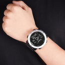 SYNOKE 9658 Student Outdoor Multi-Function Waterproof Large Dial Sports Electronic Watch(Military Green)
