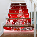 6 PCS / Set SP-T175 Christmas 3D Stair Step Decoration Sticker