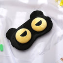 2 PCS Men And Women Sleeping Goggles Cute Cartoon Children Funny Student Goggles Sleep Hood(Half Eye)