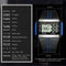SYNOKE 9222 Men Large Screen Square Multi-Function Waterproof Luminous Electronic Watch(Blue)