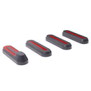 2 PCS Electric Scooter Wheel Four-way Side Decorative Cover With Reflective Strips For Xiaomi Mijia 1S / Pro(Black)