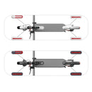 2 PCS Electric Scooter Wheel Four-way Side Decorative Cover With Reflective Strips For Xiaomi Mijia 1S / Pro(Black)
