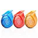 Motorcycle High And Low Snail Waterproof Speaker With Lamp(Blue)