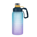 1.6L Diamond Gradient Space Plastic Sports Water Kettle Summer Portable Large-Capacity Straw Cup(Pink)