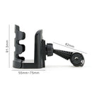 2 PCS SMCP-380 General Riding Cup Rack Motorcycle Bicycle Cup Holder(Rearview Mirror Installation)