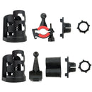 2 PCS SMCP-380 General Riding Cup Rack Motorcycle Bicycle Cup Holder(Rearview Mirror Installation)