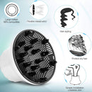 G8 Universal Hair Diffuser Adaptable For Blow Dryers with Rotatable Design Curly Hair Large Wind Hood(White )