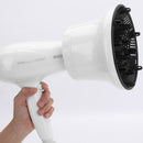 G8 Universal Hair Diffuser Adaptable For Blow Dryers with Rotatable Design Curly Hair Large Wind Hood(White )