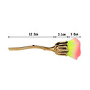 Rose Flower Makeup Brush Loose Powder Brush Beauty Tools(Black Flower Petal)