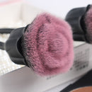 Rose Flower Makeup Brush Loose Powder Brush Beauty Tools(Red Head Rose)