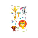 20 PCS Waterproof Anti-Sweat Children Cute Cartoon Animal Tattoo Stickers(EC-582)