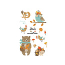20 PCS Waterproof Anti-Sweat Children Cute Cartoon Animal Tattoo Stickers(EC-593)